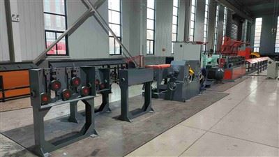 Steel Rebar Cold Rolled Ribbed Line Wire Straightening And Cutting Machine Un...